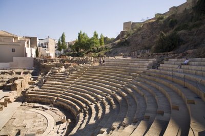 Ruins of the Roman Theatre by Roman